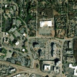 White Station Tennessee High Resolution Satellite Map