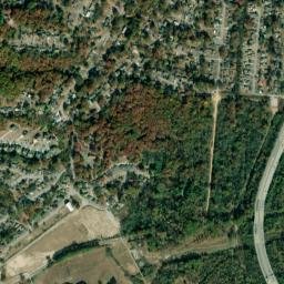Lupton City Tennessee High Resolution Satellite Map
