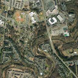 Pineville map(satellite map)