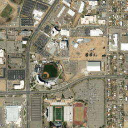 841-899 Buena Vista Drive Southeast, Albuquerque, NM High Resolution Satellite Map