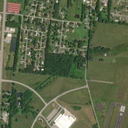 Plada Heights Tennessee High Resolution Satellite Map