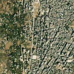 Maşyāf map(satellite map)