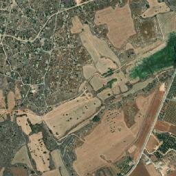 Áchna map(satellite map)