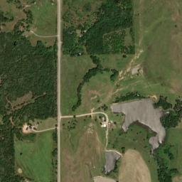 Hughes County map(satellite map)