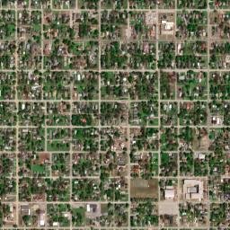 550-598 South 9th Street, Chickasha, OK High Resolution Satellite Map