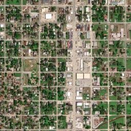 653-699 South 6th Street, Chickasha, OK High Resolution Satellite Map