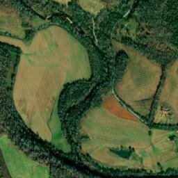 Peach Tennessee High Resolution Satellite Map