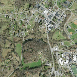 Hayesville map(satellite map)