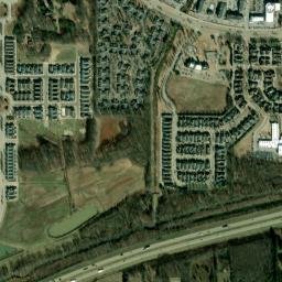 436 West Tarren Mill Circle, Collierville, TN High Resolution Satellite Map