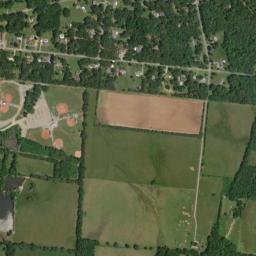 Hilldale Estates Tennessee High Resolution Satellite Map