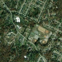 Yorktown Woods Tennessee High Resolution Satellite Map