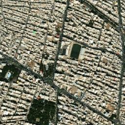 Saveh map(satellite map)
