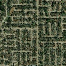 6576 Chesapeake Drive Memphis TN High Resolution Satellite Map