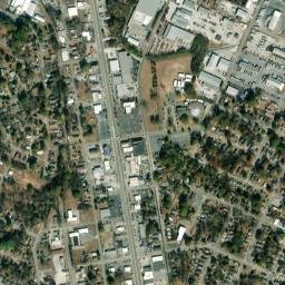 Clifton Hills Tennessee High Resolution Satellite Map