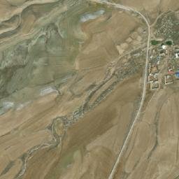 Khvajeh Hesar map(satellite map)
