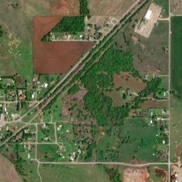 Ellis Avenue Norge OK 73018 High Resolution Satellite Map