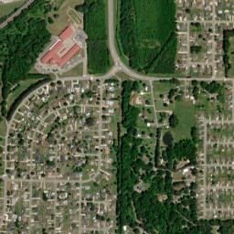 Vise Addition Arkansas High Resolution Satellite Map