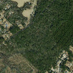 Satellite view of Carolina Pines Golf and Country Club