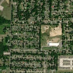 Southside Addition Arkansas High Resolution Satellite Map