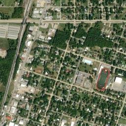 201-299 E Pierce Ave, McAlester, OK 74501 High Resolution Satellite Map