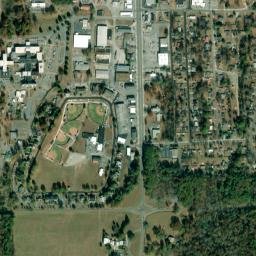 Fort Oglethorpe map(satellite map)