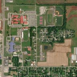 Hazel Green map(satellite map)