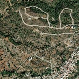 Kórnos map(satellite map)