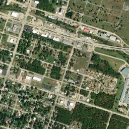 Pittsburg County map(satellite map)