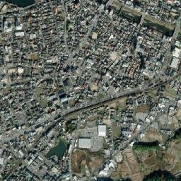 Sandachō map(satellite map)