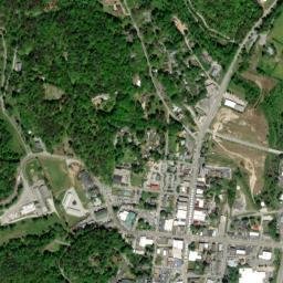 Rabun County map(satellite map)
