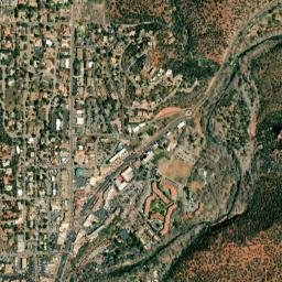 Sedona map(satellite map)
