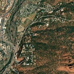 123-199 Arizona 89A, Sedona, AZ 86336 High Resolution Satellite Map