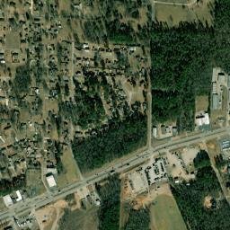 Evergreen Estates Alabama High Resolution Satellite Map