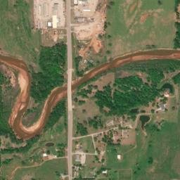 OK-76 Lindsay Oklahoma High Resolution Satellite Map