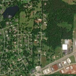 The Woodlands Alabama High Resolution Satellite Map