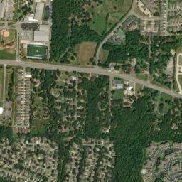 6411 Valley Ranch Drive, Little Rock, AR High Resolution Satellite Map