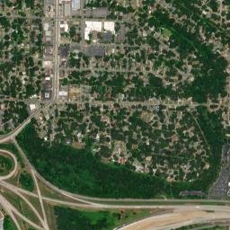 Park Hill Arkansas High Resolution Satellite Map