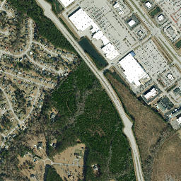 Satellite view of Jacksonville Country Club