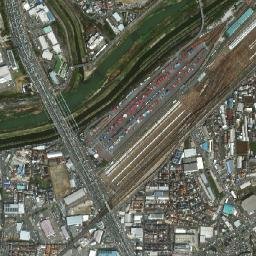 Settsu Shi map(satellite map)