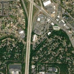 1446-1532 Breckenridge Drive Little Rock High Resolution Satellite Map