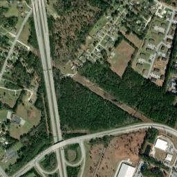 Onslow County map(satellite map)