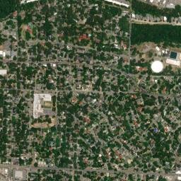 Pulaski Heights Arkansas High Resolution Satellite Map
