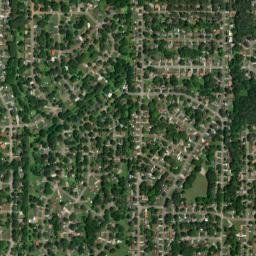 Shady Lane Alabama High Resolution Satellite Map