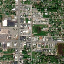 Muscle Shoals map(satellite map)