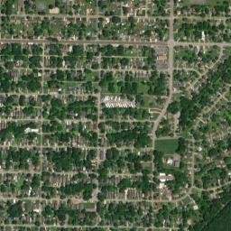 Darwin Downs Alabama High Resolution Satellite Map