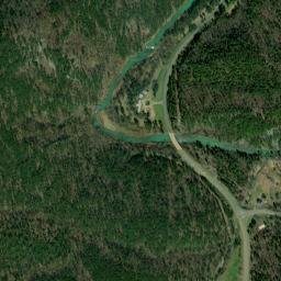 Y City Arkansas High Resolution Satellite Map