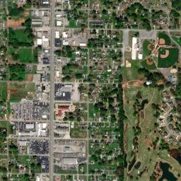 Highland Park Alabama High Resolution Satellite Map