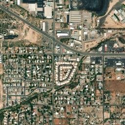 Clemenceau Arizona High Resolution Satellite Map