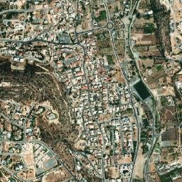 Germasógeia map(satellite map)