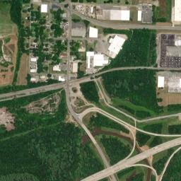 Biddle Arkansas High Resolution Satellite Map